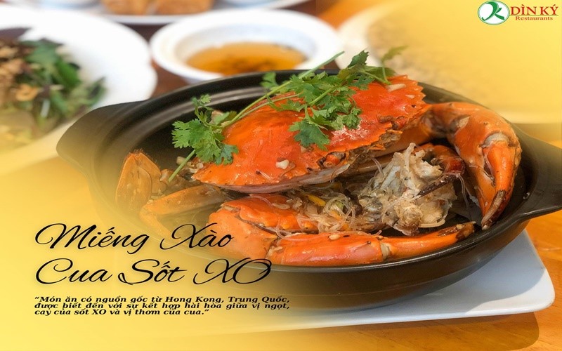 Miếng xào cua sốt xo