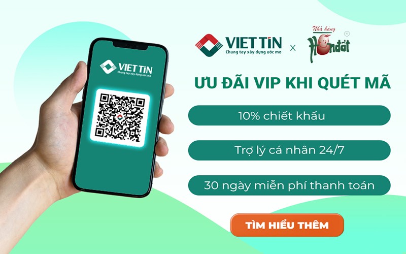 Ưu đãi đặc biệt từ Việt Tín khi dùng bữa tại Hòn Đất 